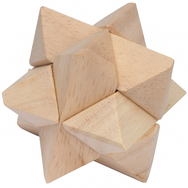 Logo trade promotional gift photo of: Wooden puzzle TOULOUSE