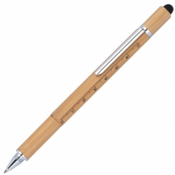 Logo trade advertising products picture of: 6in1 multifunctional pen COIMBRA