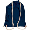 Cotton gym bag CARLSBAD, navy blue