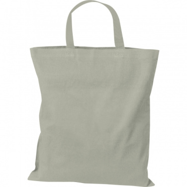 Logo trade corporate gift photo of: Cotton bag with short handles BREGENZ