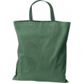 Cotton bag with short handles BREGENZ, dark grey