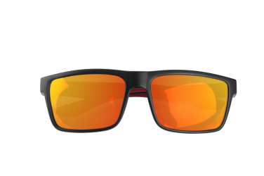 Logo trade business gifts image of: Sunglasses IRAVADI Schwarzwolf