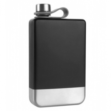 Logotrade promotional gift image of: Hip flask HALTI Schwarzwolf