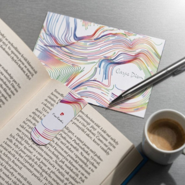 Logo trade promotional merchandise image of: Set of magnetic bookmark and postcard LIBRO