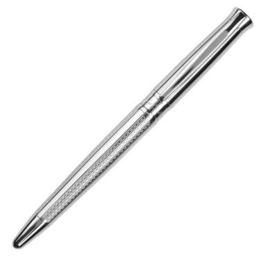 Logo trade corporate gifts image of: Metal roller pen ROI