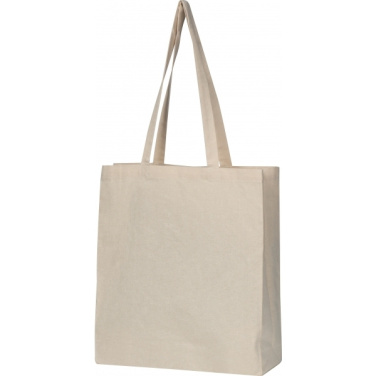 Logotrade promotional giveaway image of: Organic cotton bag with bottom fold INNSBRUCK