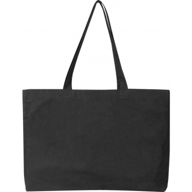 Logo trade promotional giveaway photo of: Organic cotton bag BARI