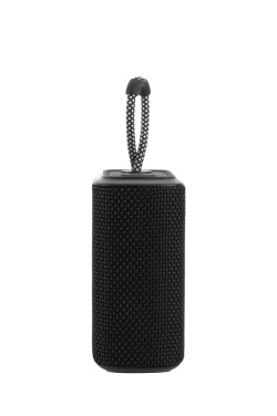 Logo trade business gifts image of: Waterproof bluetooth speaker HARDEOL Schwarzwolf