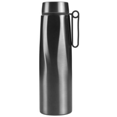 Logo trade promotional merchandise image of: Thermo bottle NIKKO 500 ml Schwarzwolf