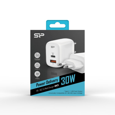 Logo trade promotional gift photo of: SILICON POWER fast charger QM25