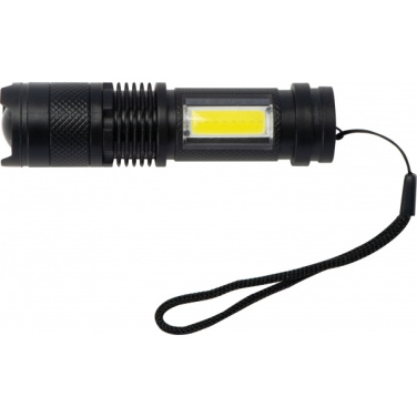 Logo trade promotional giveaway photo of: Rechargeable flashlight AARHUS