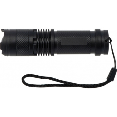 Logo trade corporate gifts image of: Rechargeable flashlight AARHUS