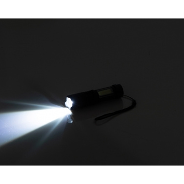 Logo trade business gifts image of: Rechargeable flashlight AARHUS