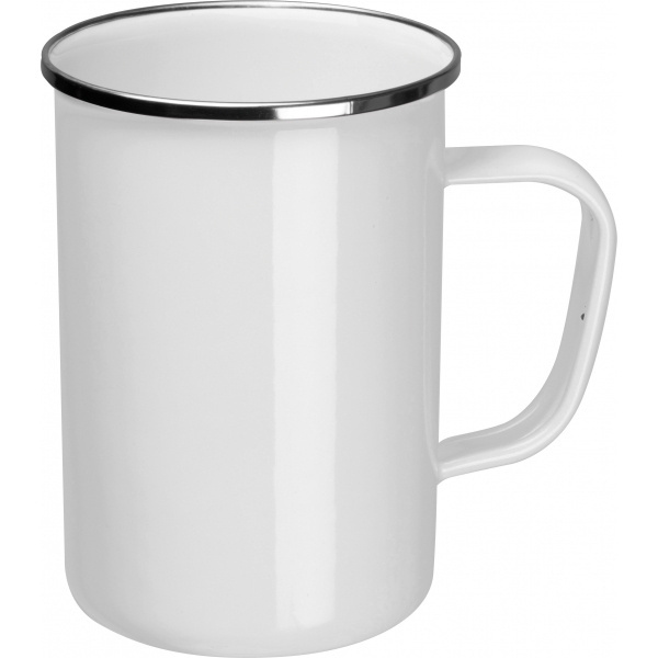 Logotrade business gift image of: Enamel cup Adelaine