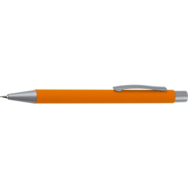 Logotrade promotional merchandise image of: Mechanical pencil soft touch ANCONA