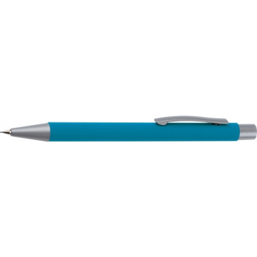 Logo trade promotional merchandise image of: Mechanical pencil soft touch ANCONA