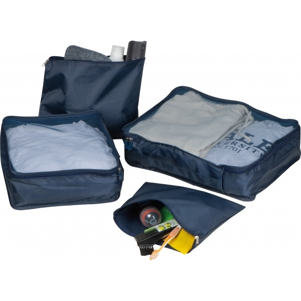 Logo trade promotional giveaway photo of: 4-piece travel set BELMONT