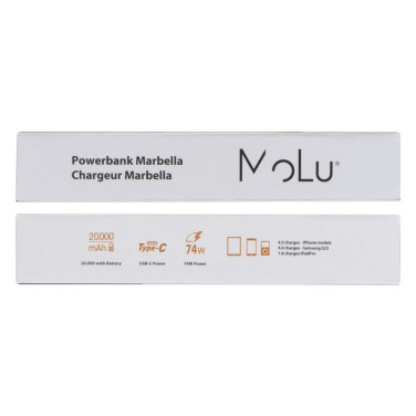 Logotrade promotional merchandise photo of: Power bank 20 000 mAh MARABELLA MoLu