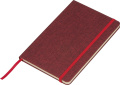 Lined notebook Algiers, red