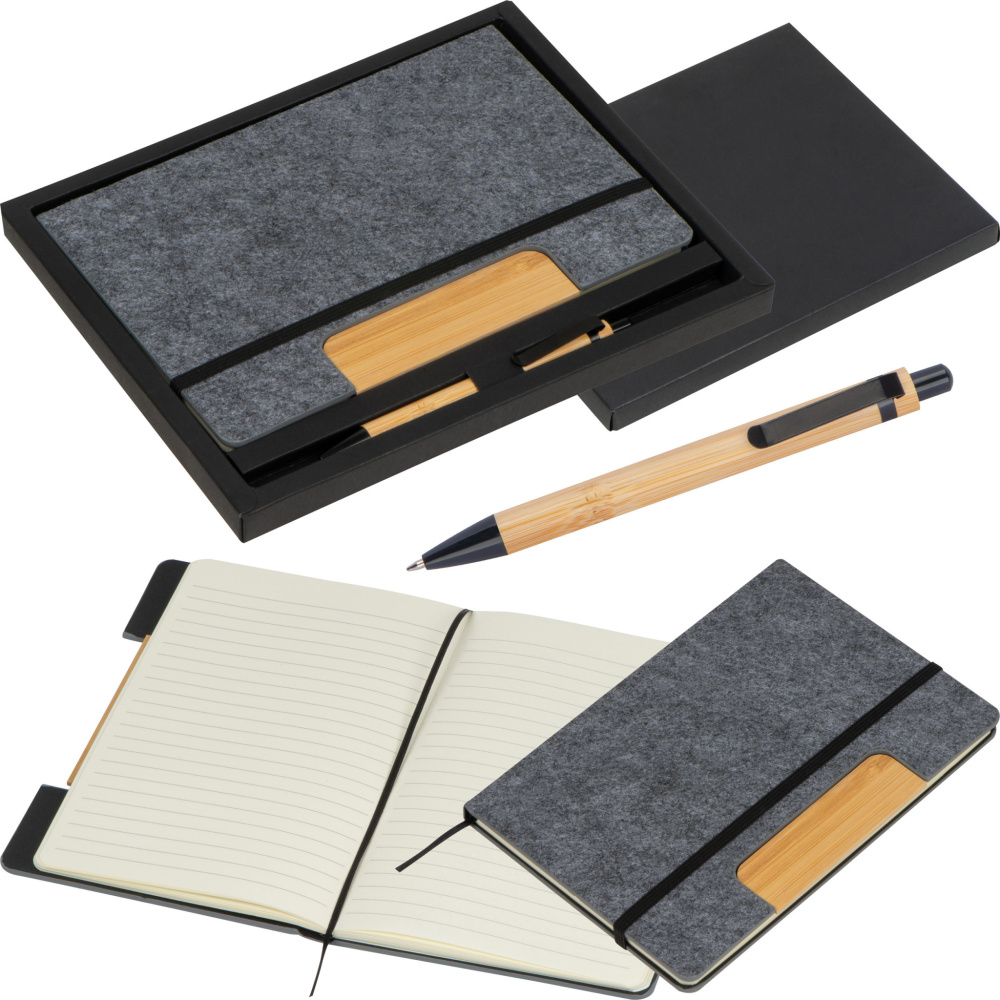 Logo trade business gifts image of: Notebook set Walsall