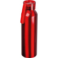 Recycled aluminum bottle Cork, red