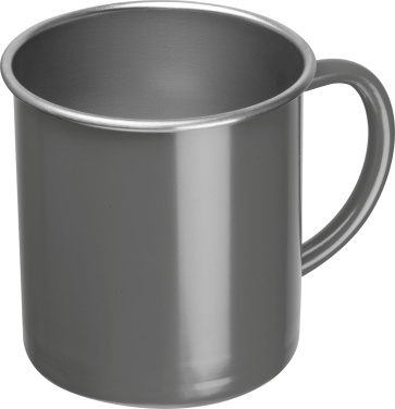 Logo trade promotional items image of: Steel cup Trezzo