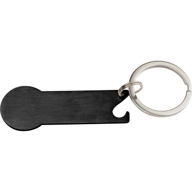 Logotrade promotional giveaway picture of: Keyring with shopping cart chip STICKIT