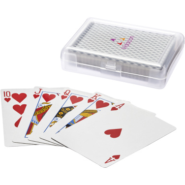 Logo trade corporate gift photo of: Reno playing cards set in case