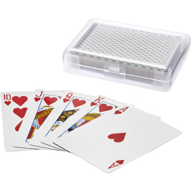 Logotrade promotional product picture of: Reno playing cards set in case