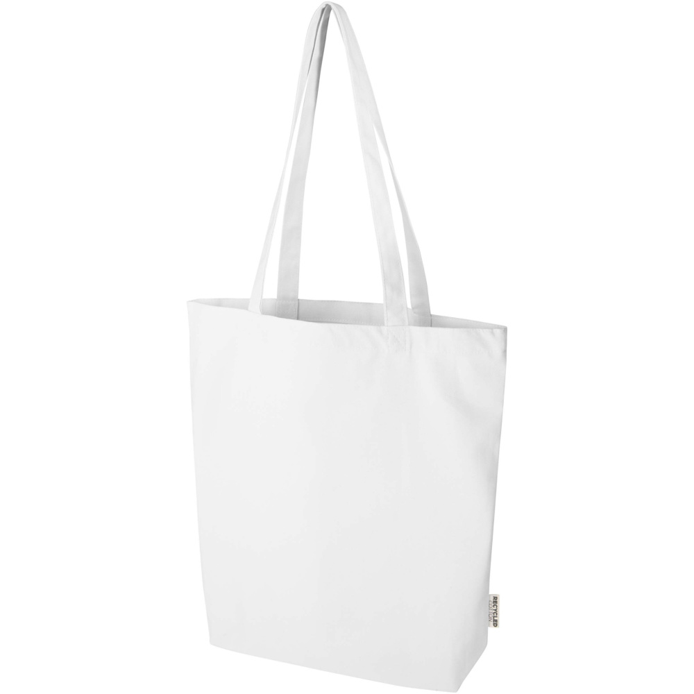 Logo trade business gifts image of: Florida 270 g/m² GRS recycled tote bag 10L