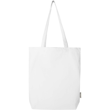 Logo trade promotional gift photo of: Florida 270 g/m² GRS recycled tote bag 10L