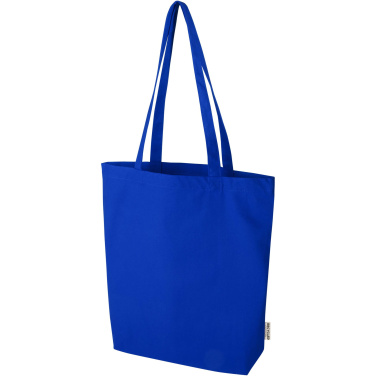 Logo trade promotional giveaway photo of: Florida 270 g/m² GRS recycled tote bag 10L