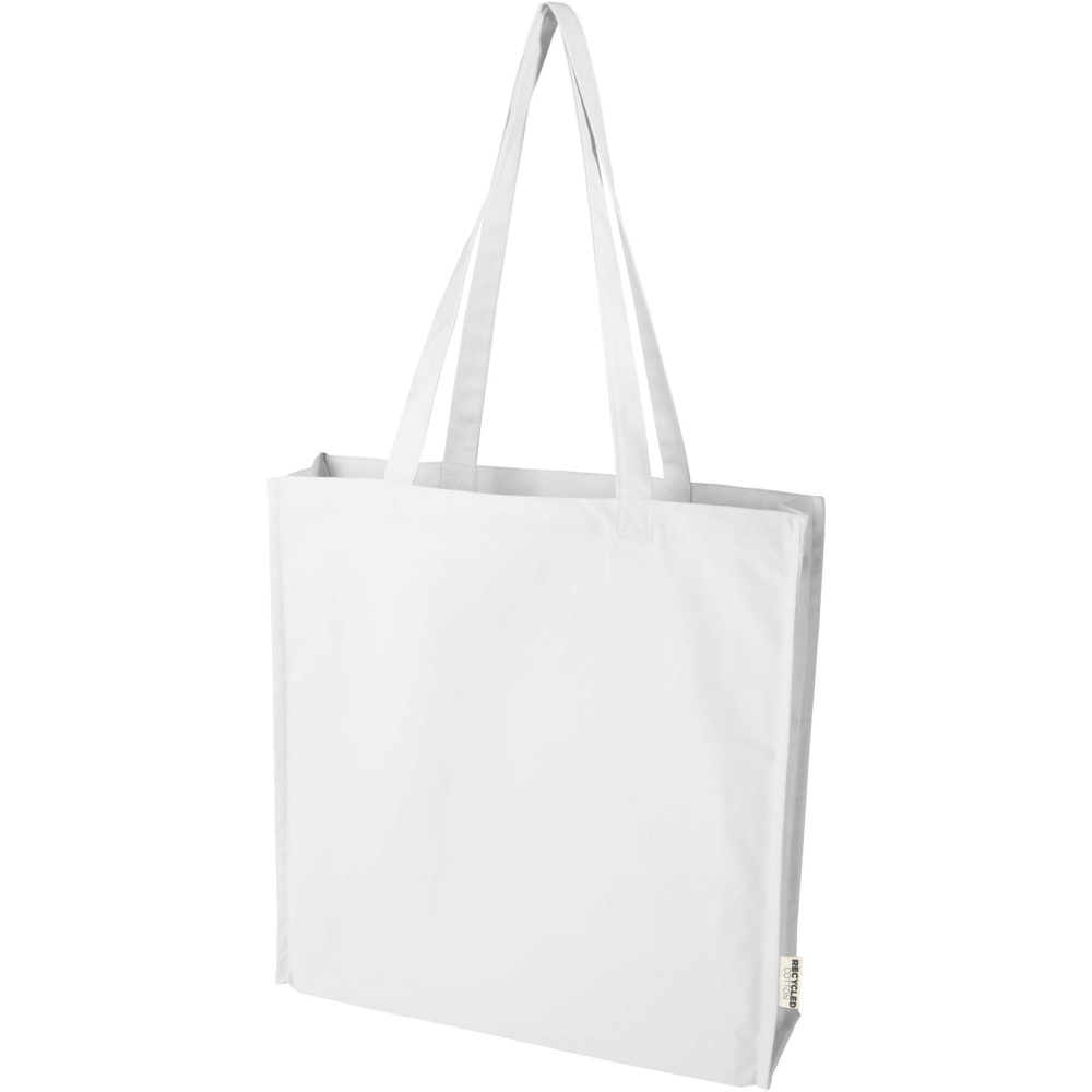 Logotrade advertising product image of: Florida 270 g/m² GRS recycled gusset tote bag 14L