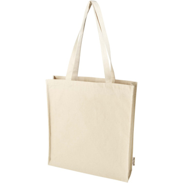 Logotrade promotional items photo of: Florida 270 g/m² GRS recycled gusset tote bag 14L