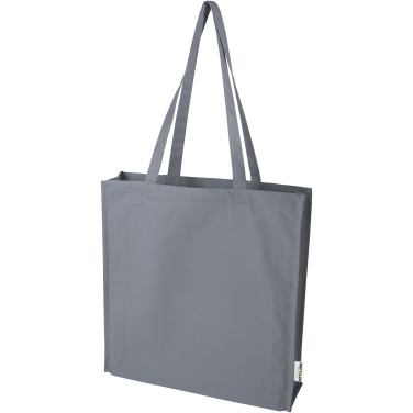 Logo trade promotional giveaways picture of: Florida 270 g/m² GRS recycled gusset tote bag 14L