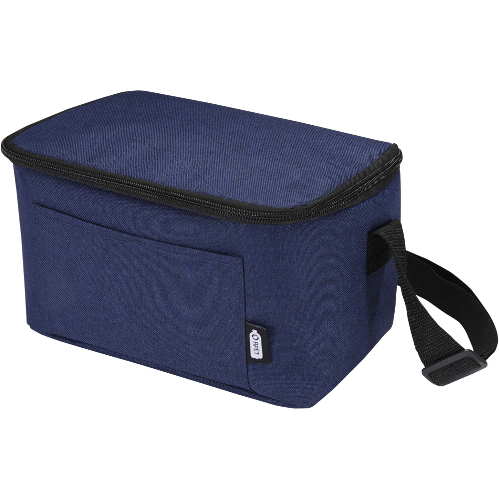 Logo trade promotional item photo of: Tundra 6-can GRS RPET cooler bag 5L