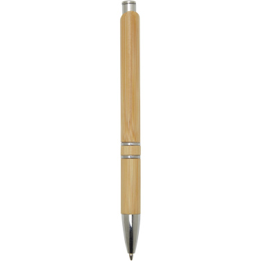 Logotrade promotional giveaway picture of: Wicker bamboo ballpoint pen