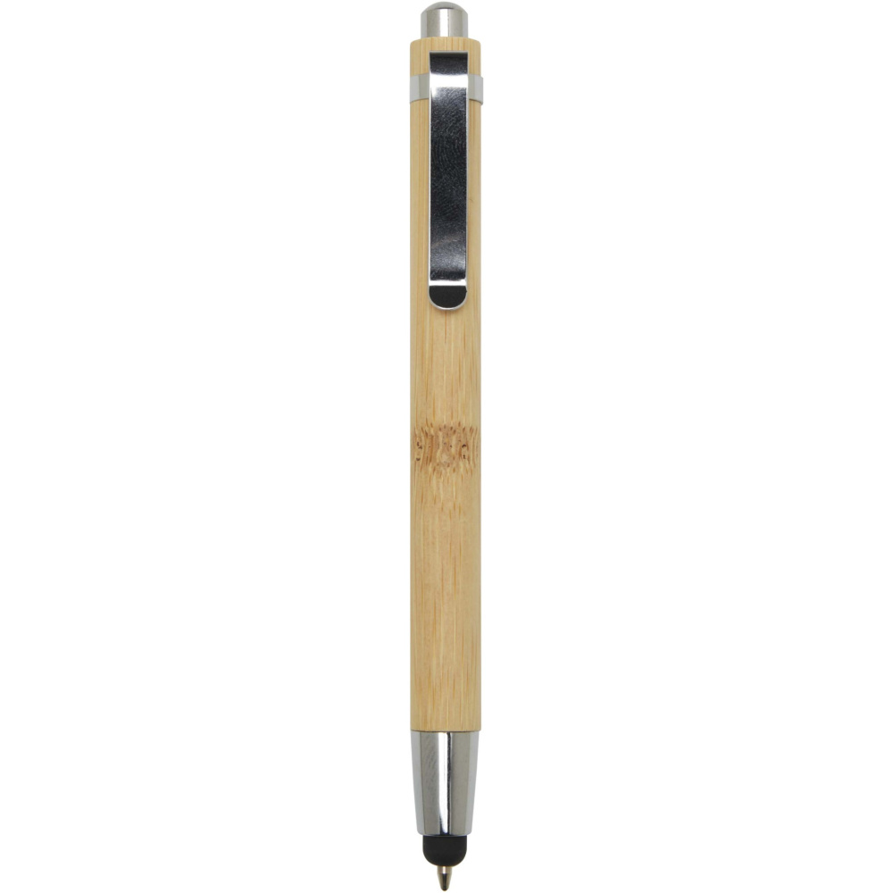 Logo trade promotional gifts picture of: Elm bamboo ballpoint pen