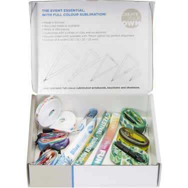 Logo trade corporate gifts image of: Sublimation lanyards sample box