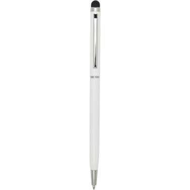 Logo trade promotional products image of: Ore aluminium ballpoint pen with stylus