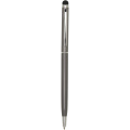 Ore aluminium ballpoint pen with stylus, Titanium