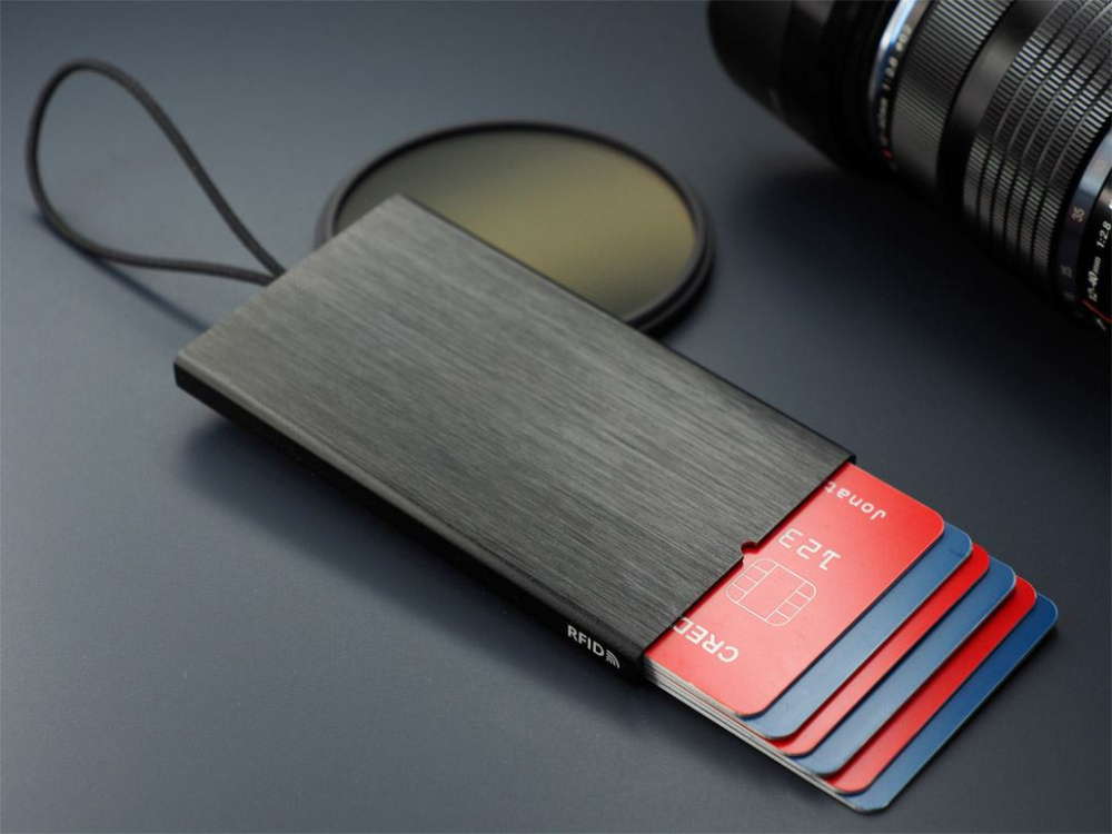 Logo trade promotional gifts picture of: RFID credit and business card holder 126615500