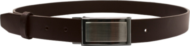 Logo trade promotional merchandise picture of: Leather belt 711035000