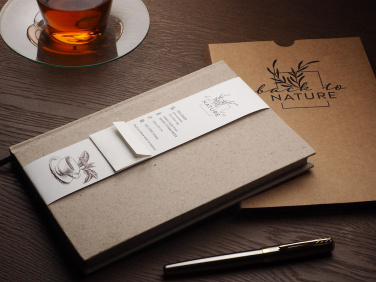 Logo trade corporate gifts picture of: Recycled Tea Notebook 209734000