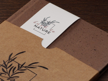 Logo trade business gift photo of: Recycled Coffee Notebook 209733900