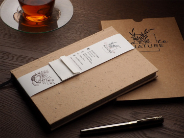 Logo trade promotional items image of: Recycled Coconut Notebook 209734100