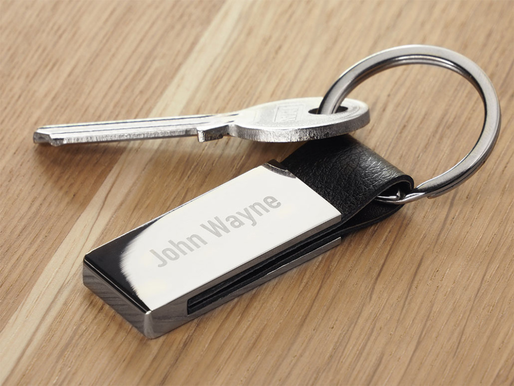 Logo trade promotional items image of: Keyring 91409500