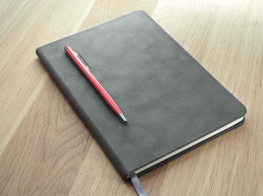 Logo trade promotional giveaways image of: Magnetic notebook with a pen 124715100