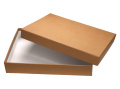 Box laminated with decorative paper (41.5x15.5x4cm) 44903700, beige