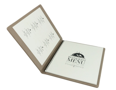 Logo trade promotional gifts image of: Menu cover 1078119